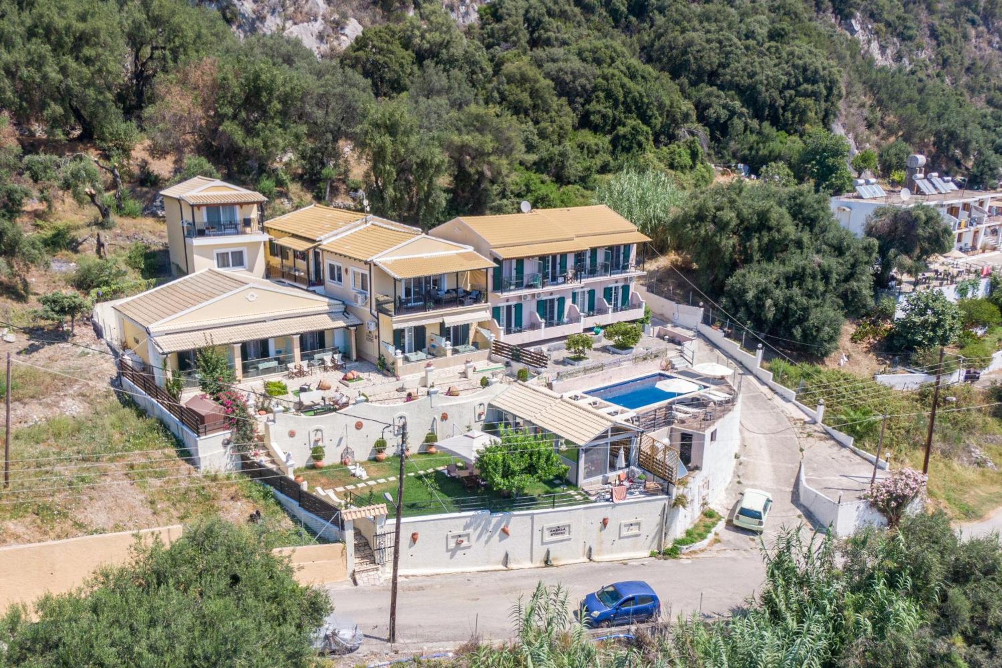 Angela Panorama Vila Palaiokastritsa Exterior foto