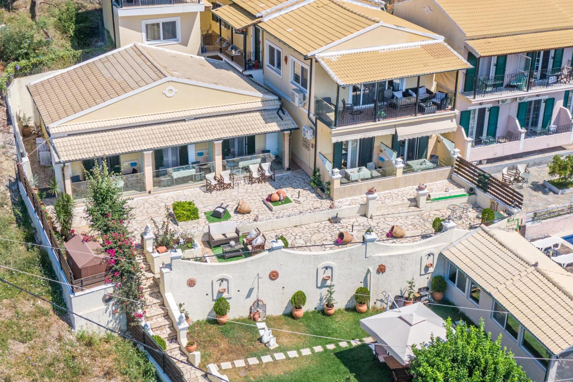 Angela Panorama Vila Palaiokastritsa Exterior foto
