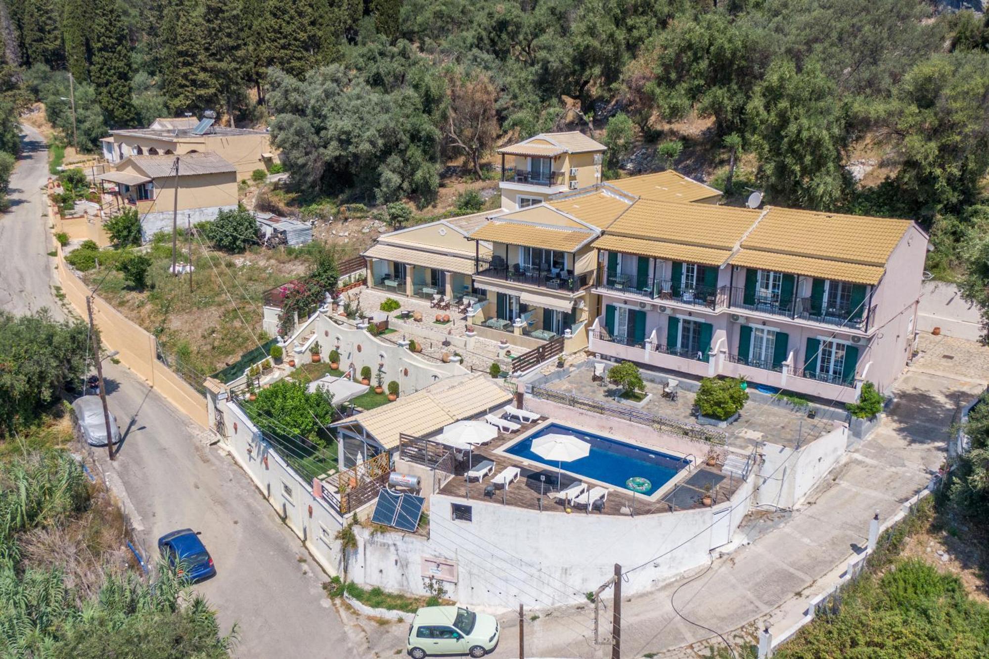 Angela Panorama Vila Palaiokastritsa Exterior foto