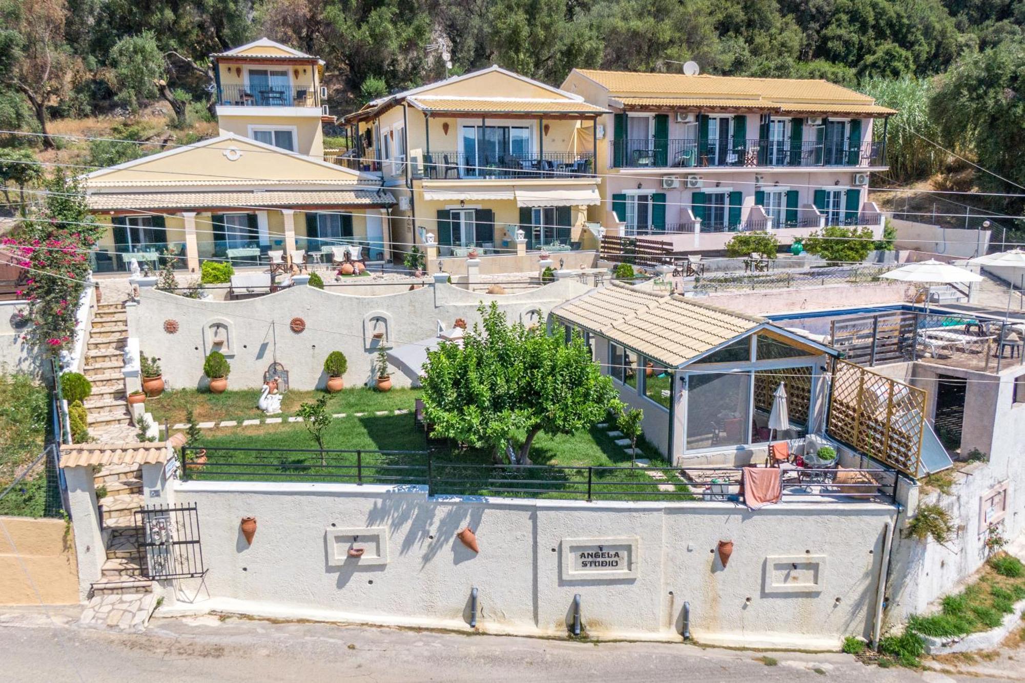 Angela Panorama Vila Palaiokastritsa Exterior foto