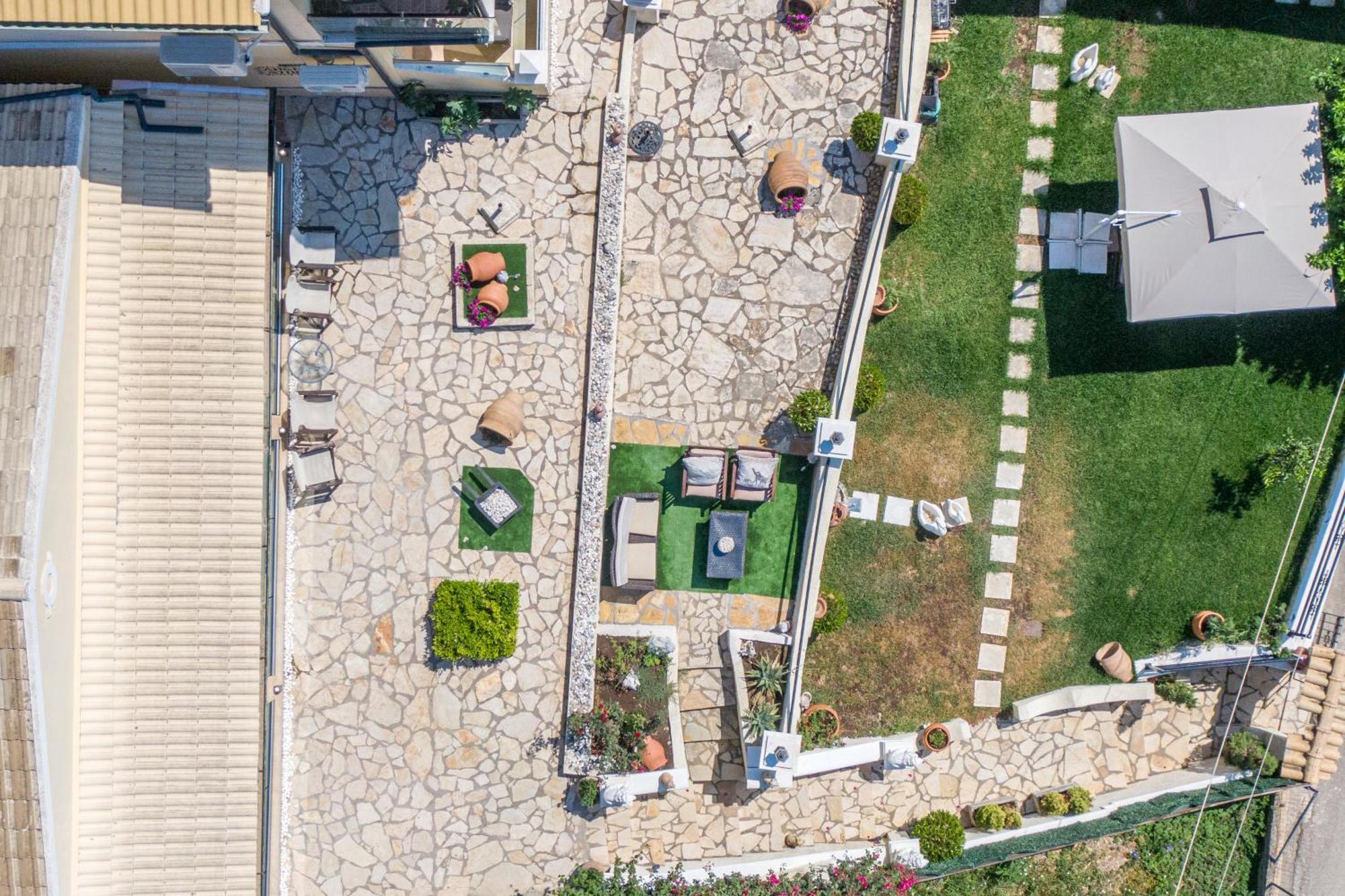 Angela Panorama Vila Palaiokastritsa Exterior foto
