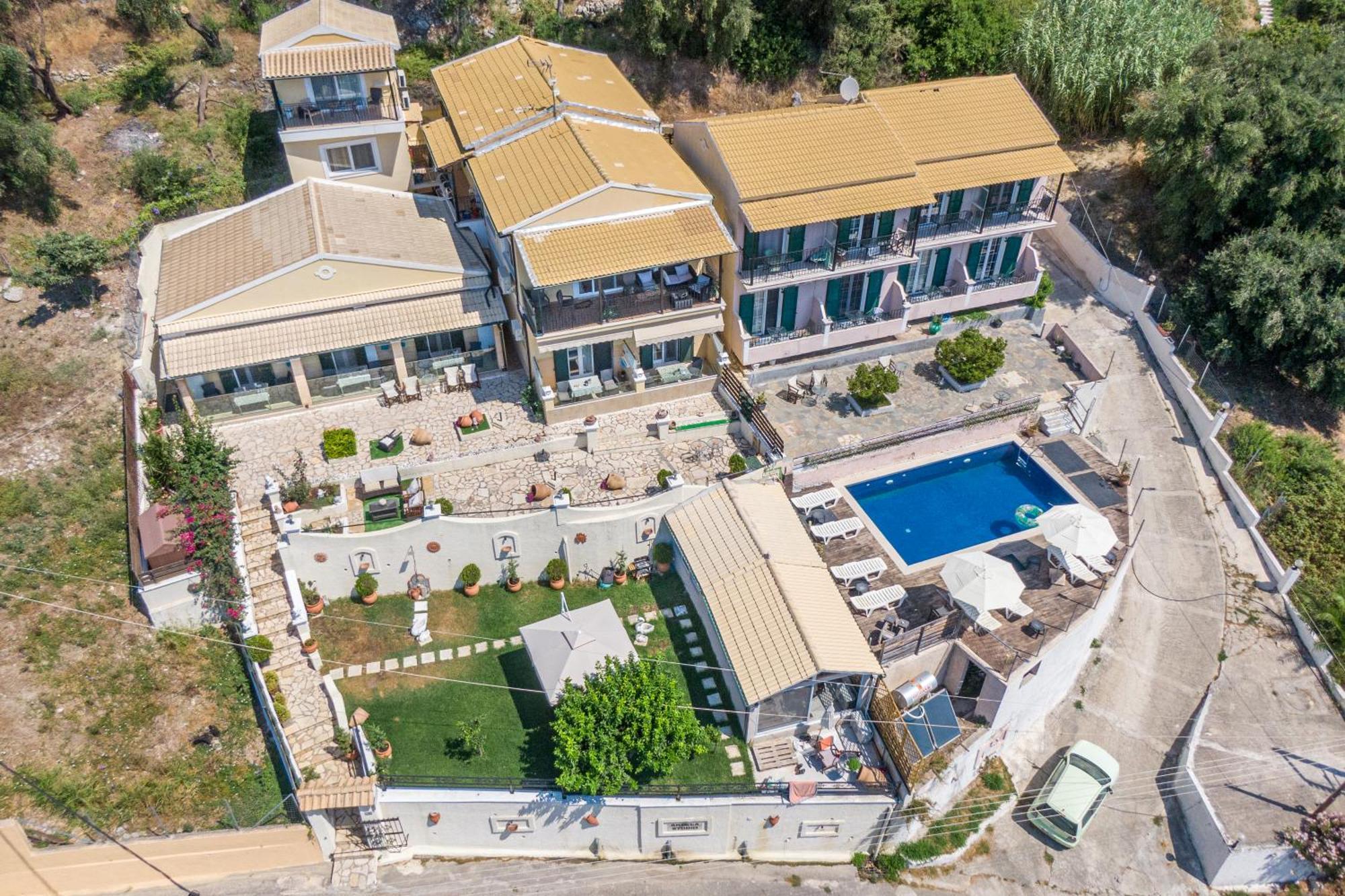 Angela Panorama Vila Palaiokastritsa Exterior foto